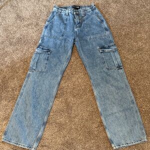 Fashion Nova Light Blue Denim Jeans